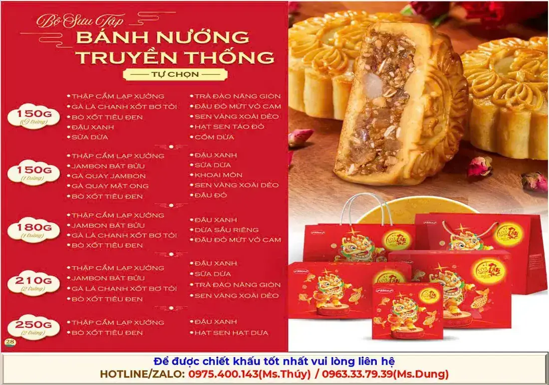 Catalogue bánh trung thu Bibica 2026 trang 22