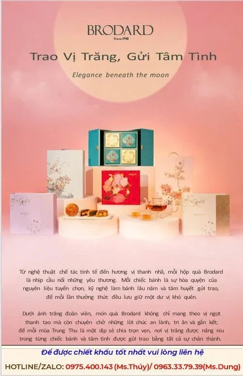 Catalogue bánh trung thu Brodard 2026 trang 1