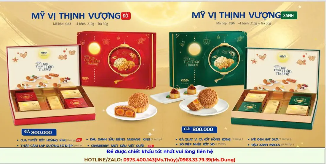 Bánh trung thu KIDO's 2026 mẫu 5