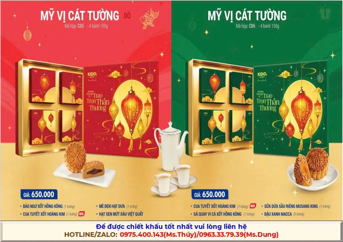 Bánh trung thu KIDO's 2026 mẫu 6