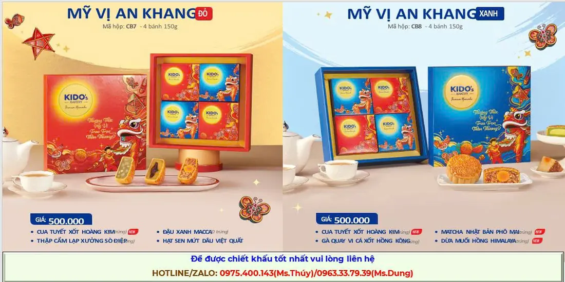 Bánh trung thu KIDO's 2026 mẫu 7