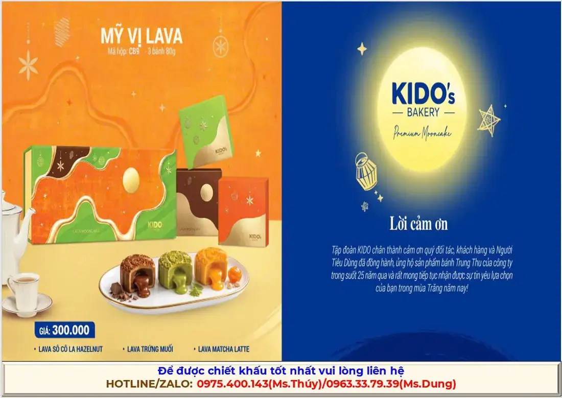 Bánh trung thu KIDO's 2026 mẫu 8